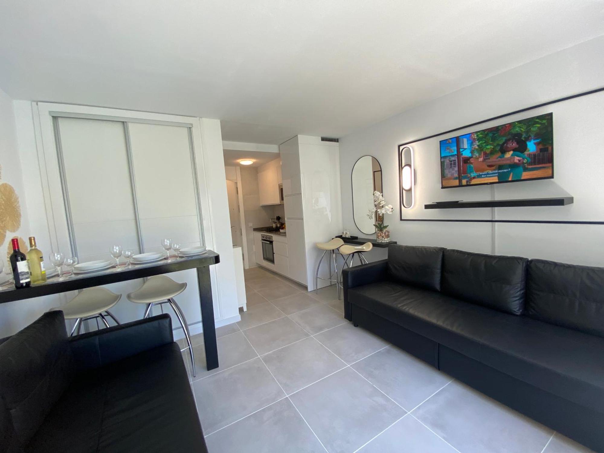 Modern Sea View Studio In Benal Beach Benalmadena Exterior photo